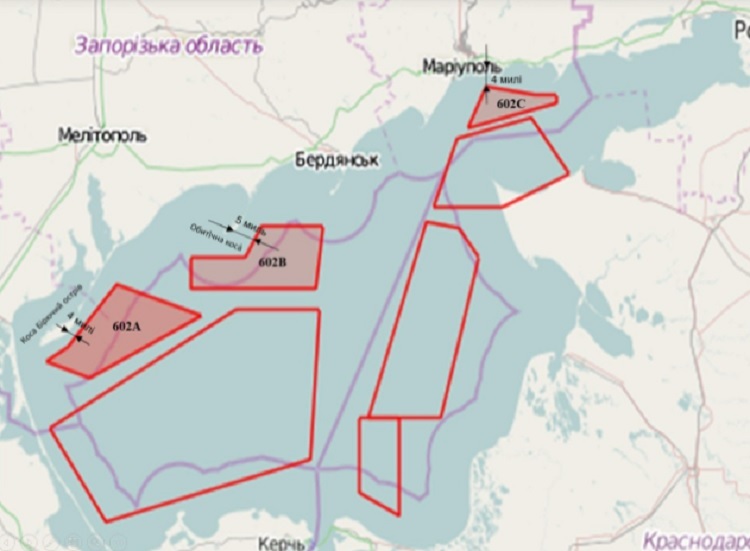 Московія перекрила 70% акваторії Азовського моря