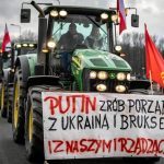 Польські фермери, які блокують кордон, закликали Путіна напасти на Польщу та Брюссель