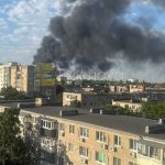 В Азові Ростовській області горять два стратегічні об’єкти РФ (Відео)