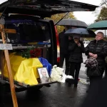 Дрогобиччина зустріла полеглого Захисника Мирослава Яворського
