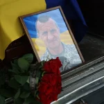 Сьогодні Борислав зі скорботою зустрів Захисника Василя Гука