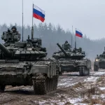 Бази армії РФ біля кордонів Естонії, Латвії та Фінляндії заповнили танками «Т-90М», бронемашинами та САУ